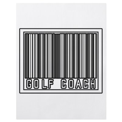 Barcode Golf Coach by golfcoachshirts