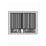 Barcode Health Teacher Postcards