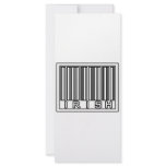Barcode Irish rack cards
