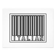 Barcode Italian Personalized Invitation