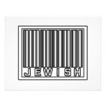 Barcode Jewish Personalized Invitation