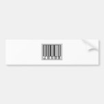 Barcode Judge Bumper Sticker