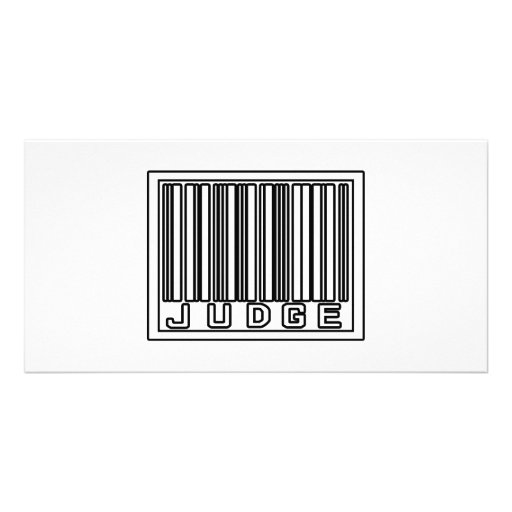 Barcode Judge Photo Card Template