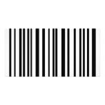 barcode label icon personalized photo card