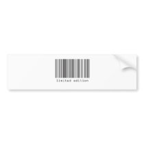Barcode - Limited Edition Bumper Stickers