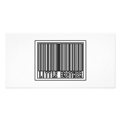 Barcode Little Brother by Proud_Brother_Shirts