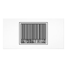 Barcode Mathematician Photo Cards