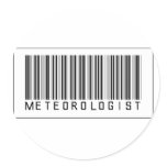 Barcode Meteorologist Sticker