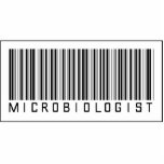 Barcode Microbiologist photo sculptures