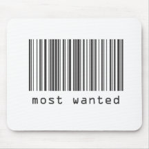 Barcode - Most Wanted Mouse Pad