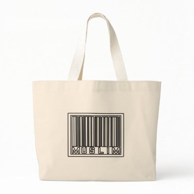 Barcode Muslim Canvas Bag by Muslim_Shirts
