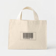 Barcode Pharmacist Tote Bag