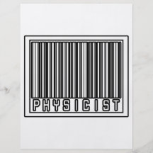 Barcode Physicist Full Color Flyer