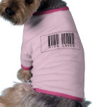 Barcode Pipe Layer pet clothing
