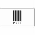 Barcode Poet photo sculptures