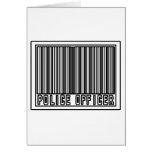 Barcode Police Officer