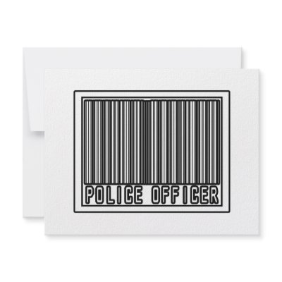 Barcode Police Officer by PoliceOfficer_Shirts