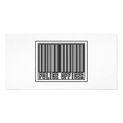 Barcode Police Officer by PoliceOfficer_Shirts