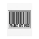 Barcode Police Officer