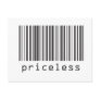 Barcode - Priceless Post Card
