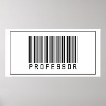 Barcode Professor Print
