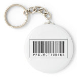 Barcode Projectionist keychains