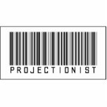 Barcode Projectionist photo sculptures
