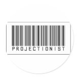 Barcode Projectionist stickers