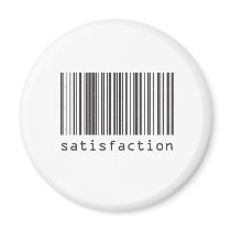 Barcode - Satisfaction Refrigerator Magnet
