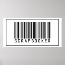Barcode Scrapbooker Poster