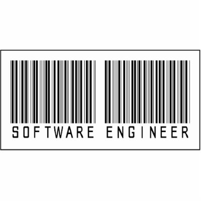 Barcode Software Engineer Acrylic Cut Outs by crazygoodstuff