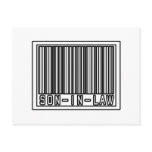 Barcode Son-In-Law Post Cards