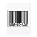 Barcode Son-In-Law Post Cards