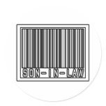 Barcode Son-In-Law Sticker