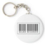 Barcode Sound Recorder Key Chains