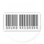 Barcode Sound Recorder Stickers