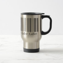 Barcode Traveller Commuter Mug - Coffee