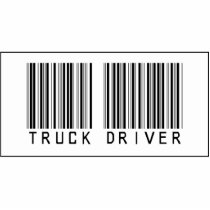 Barcode Truck Driver Photo Cut Outs