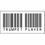 Barcode Trumpet Player photo sculptures