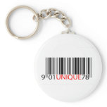 BarCode- Unique Red Key Chains