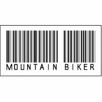 Barcode untain Biker Photo Sculptures
