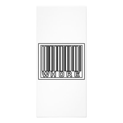 Barcode Whore by Funny_MoFo_Shirts