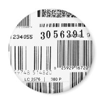 Barcodes Fridge Magnet