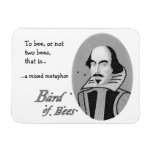 Bard of Bees - Magnet (customisable caption)