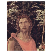 Bardi Altar Enthroned Madonna, John The Baptist Flyer Design
