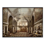 Bardo, the throne room, Tunis, Tunisia vintage Pho Postcards