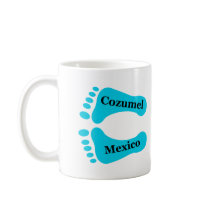 Bare Feet Cozumel Mexico Mug