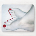 Bare Feet Drawing Foot Fetish Mousepad