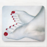 Bare Feet Drawing Foot Fetish Mousepad