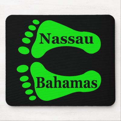 Bare Feet Nassau Bahamas Mouse Pads by sqarehead